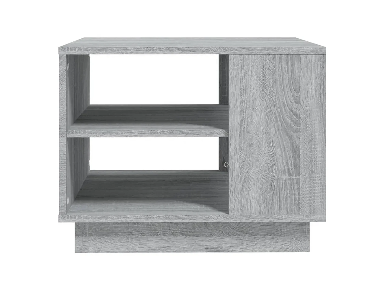 Table basse Sonoma gris 55x55x43 cm Aggloméré OFR57826 BonneVie Meuble