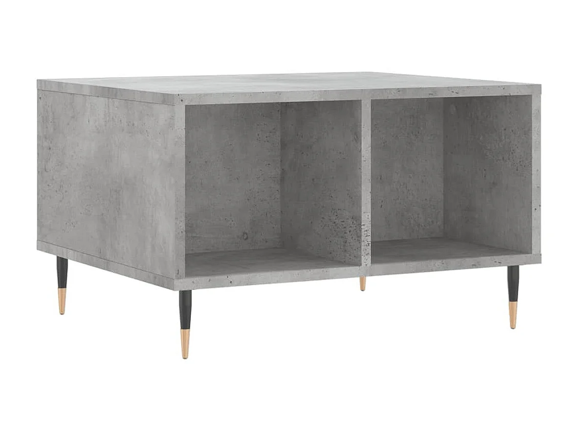 Mesa de centro 60x50x36,5 cm derivados de madeira cinza cimento PT548639