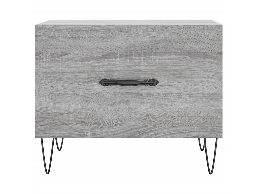 Mesa de centro 50x50x40 cm derivados madeira sonoma cinza PT390080