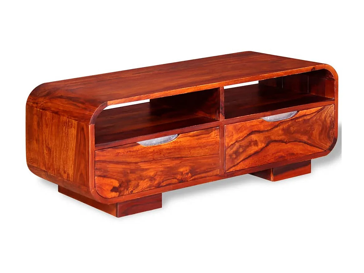 Table basse Bois massif de Sesham 90 x 40 x 35 cm OFR23954 BonneVie Meuble