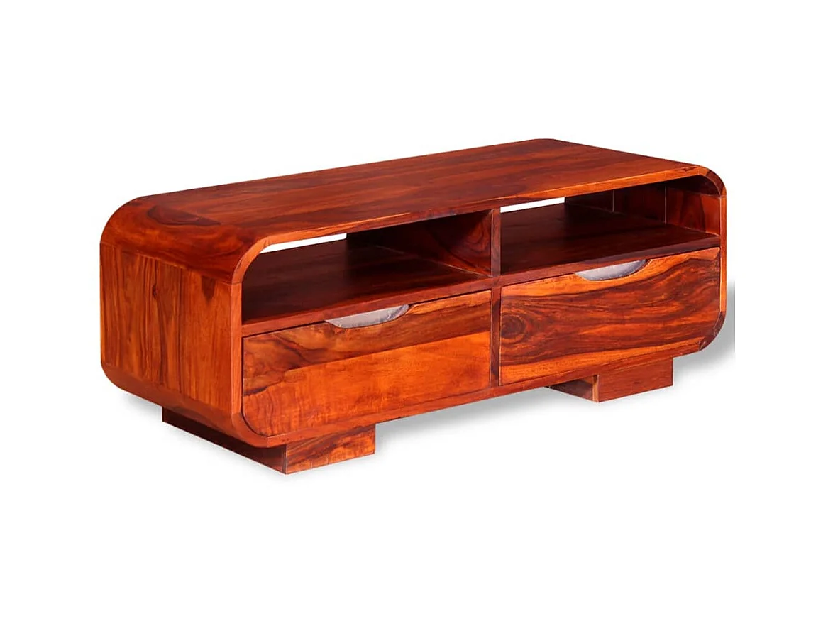 Table basse Bois massif de Sesham 90 x 40 x 35 cm OFR23954 BonneVie Meuble