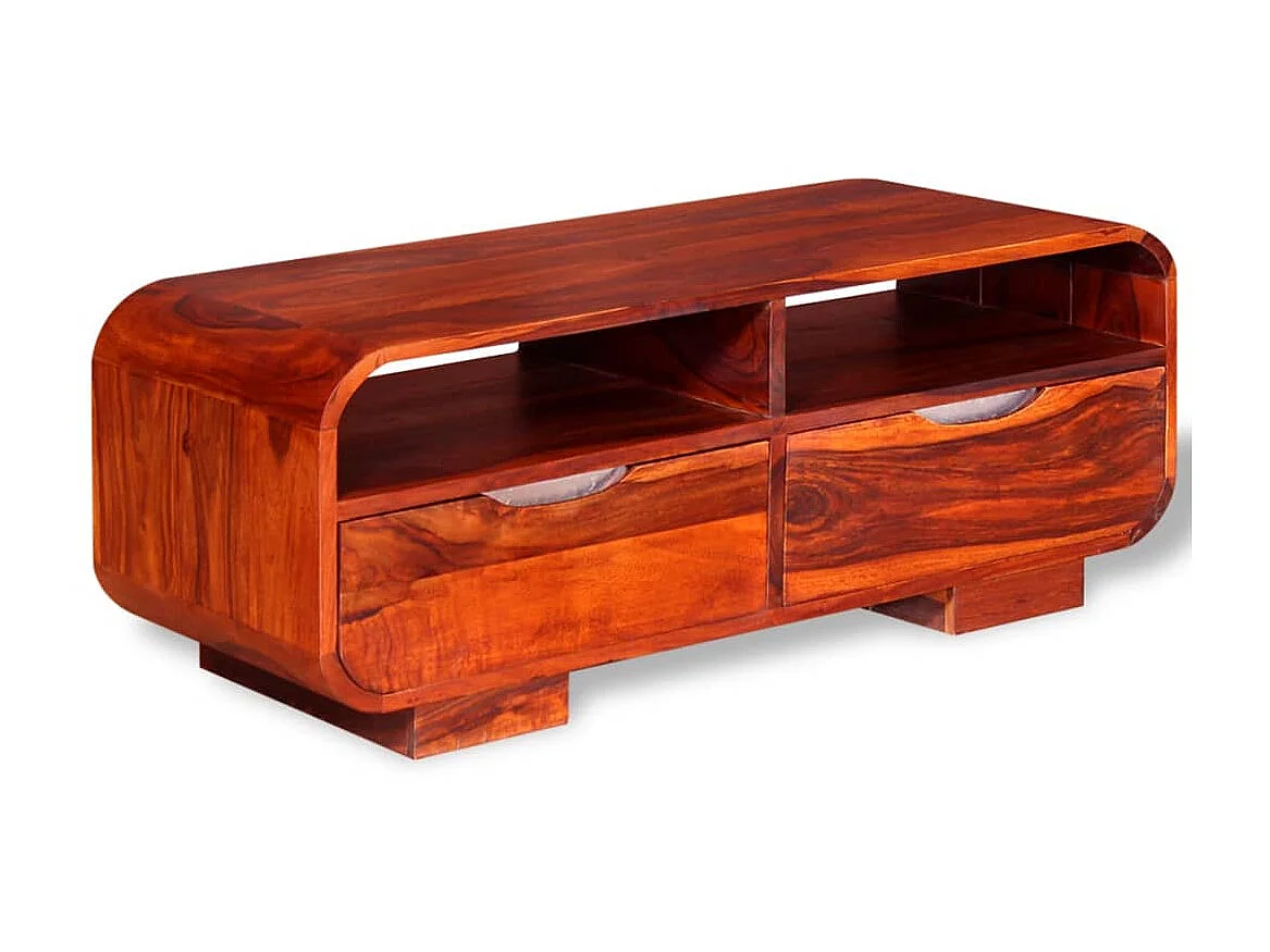 Table basse Bois massif de Sesham 90 x 40 x 35 cm OFR23954 BonneVie Meuble