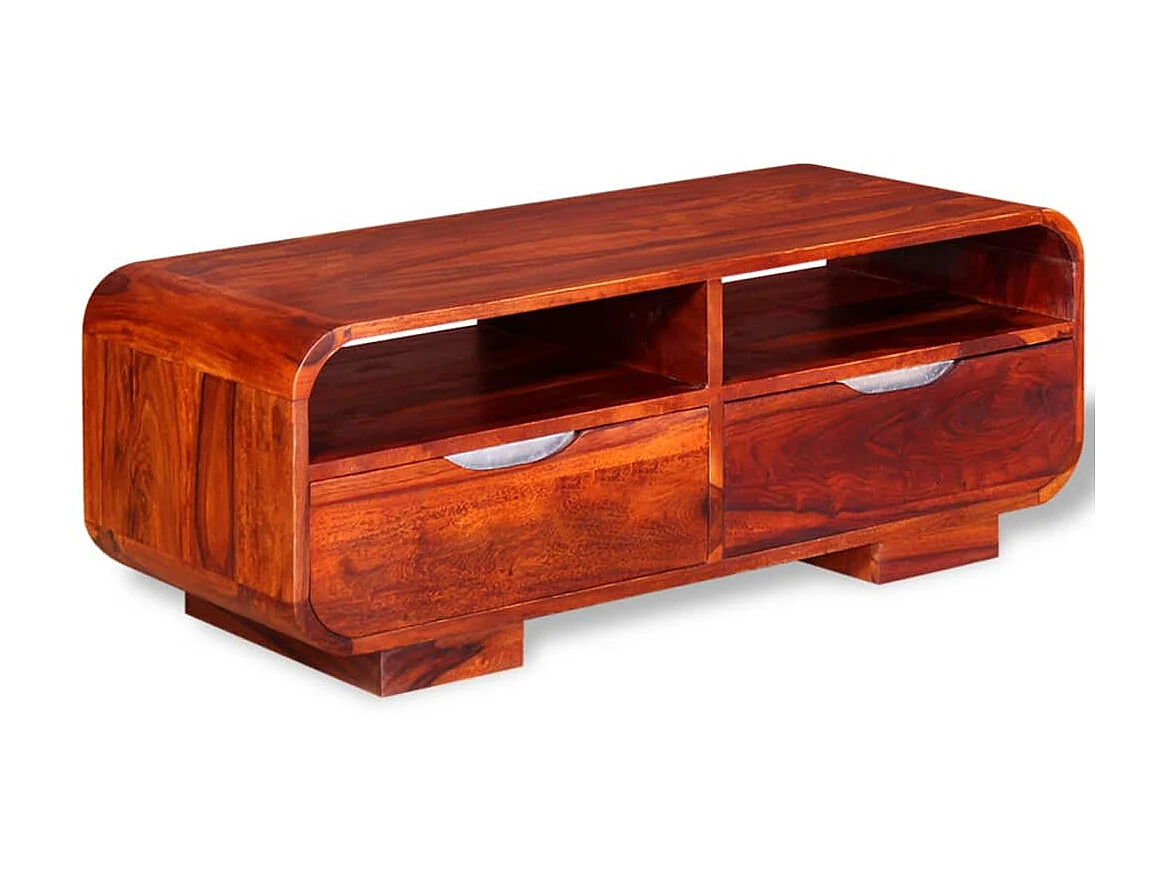 Table basse Bois massif de Sesham 90 x 40 x 35 cm OFR23954 BonneVie Meuble