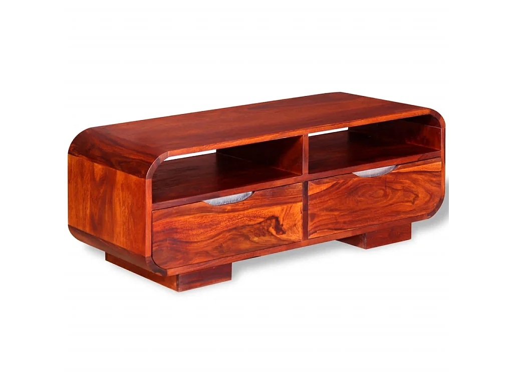 Table basse Bois massif de Sesham 90 x 40 x 35 cm OFR23954 BonneVie Meuble