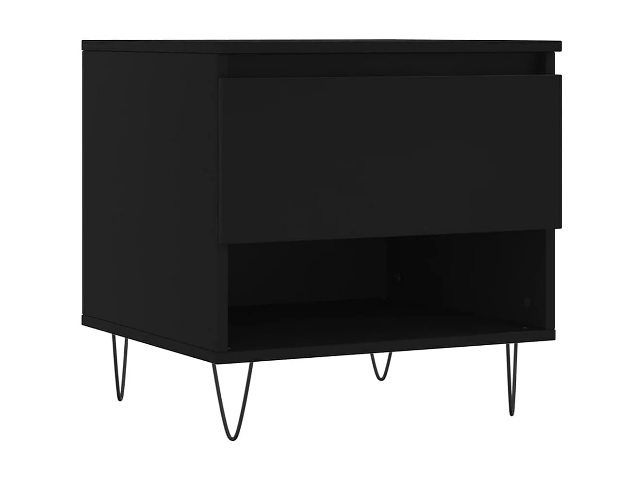 Mesa de centro 50x46x50 derivados de madeira preto PT142563