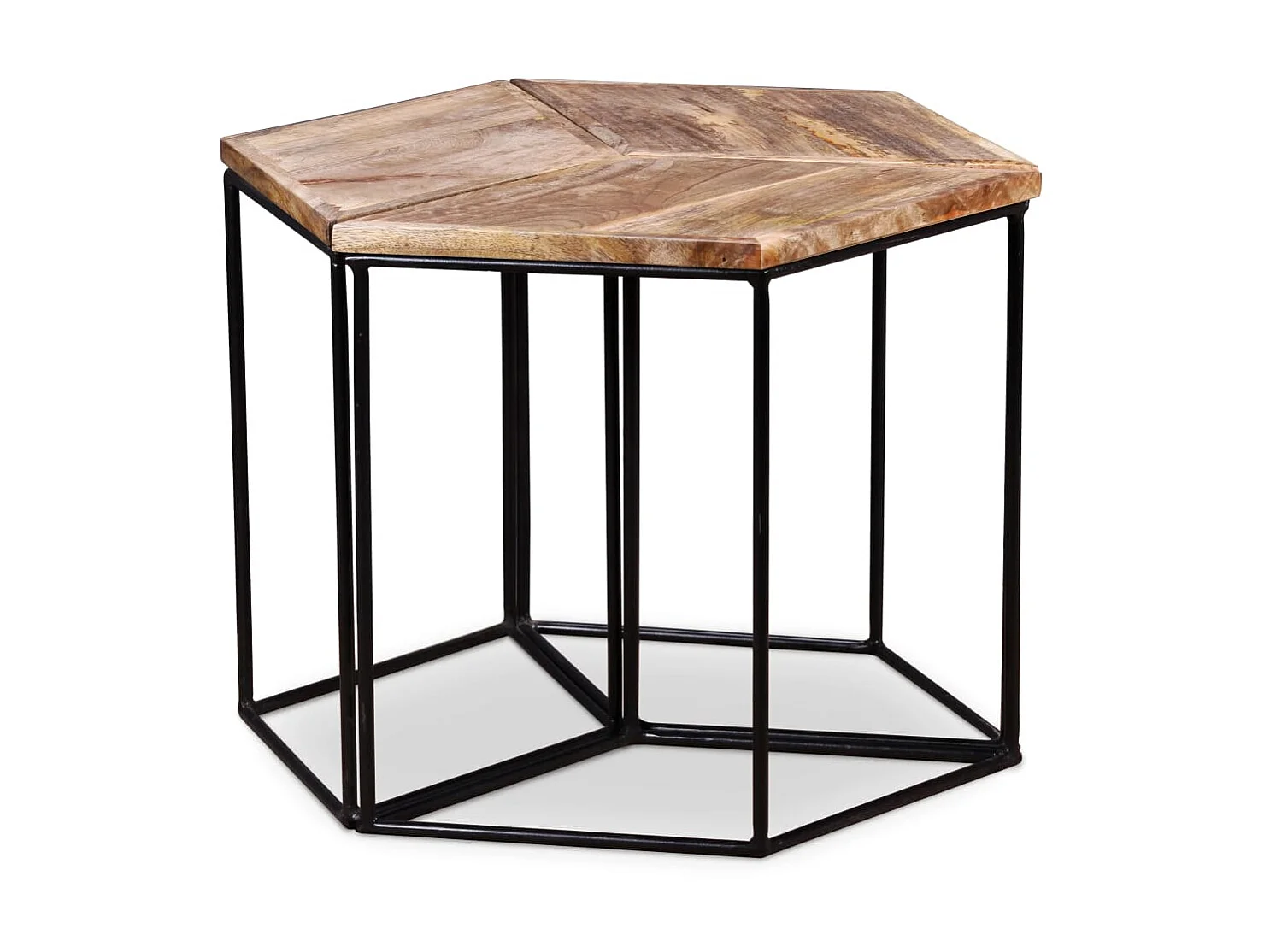 Salontafel 56x48x40 cm massief mangohout NL58196