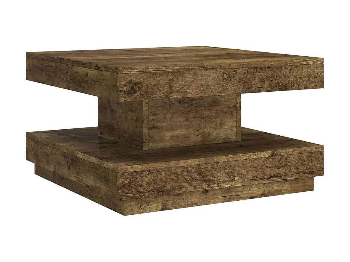 Mesa de centro 60x60x35 cm MDF castanho-escuro PT837405