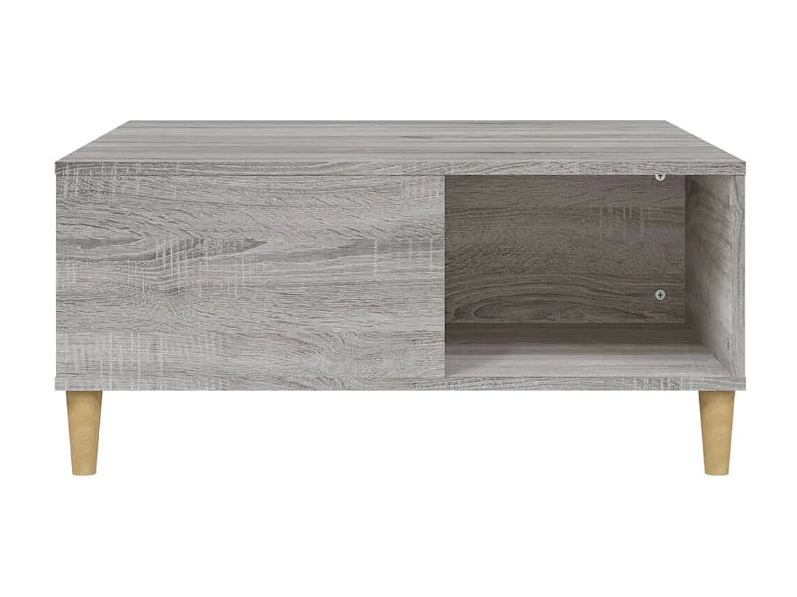 Mesa de centro 80x80x36,5 cm derivados madeira cinzento sonoma PT147559