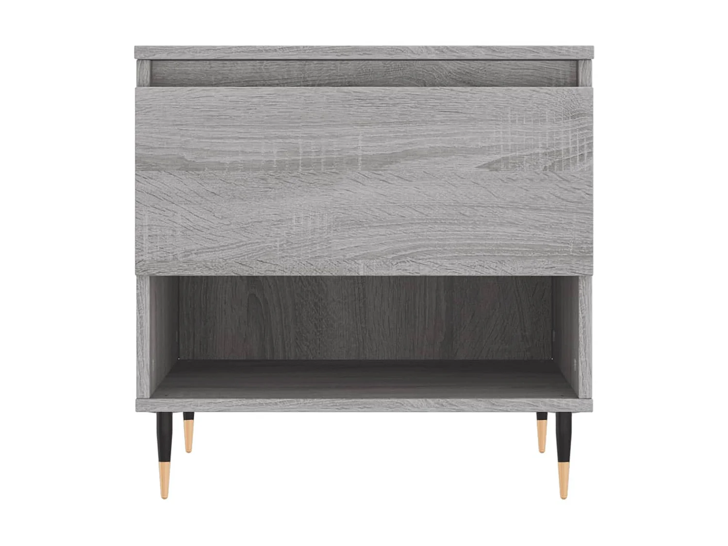 Table basse sonoma gris 50x46x50 cm bois d'ingénierie OFR18377 BonneVie Meuble