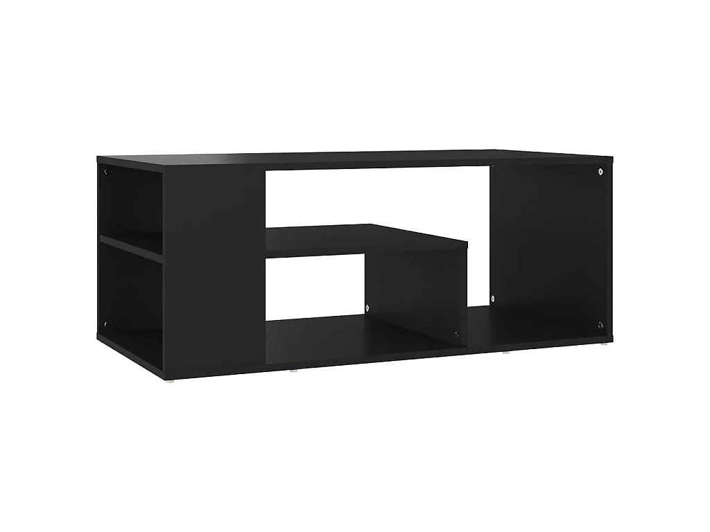 Salontafel 100x50x40 cm bewerkt hout zwart NL78907