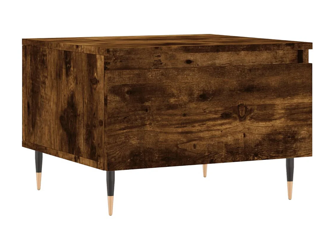 Tables basses 2 pcs chêne fumé 50x46x35 cm bois d'ingénierie OFR70579 BonneVie Meuble