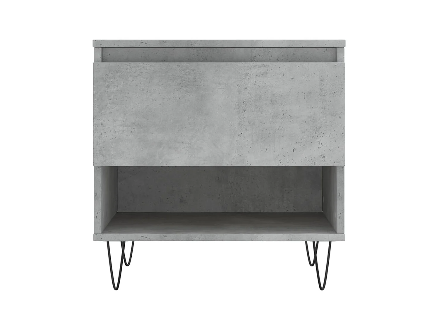 Mesa de centro 50x46x50cm derivados de madeira cinzento-cimento PT529234