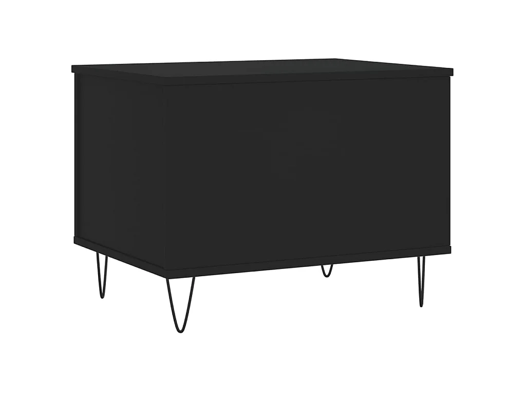 Mesa de centro 60x44,5x45 cm derivados de madeira preto PT328440