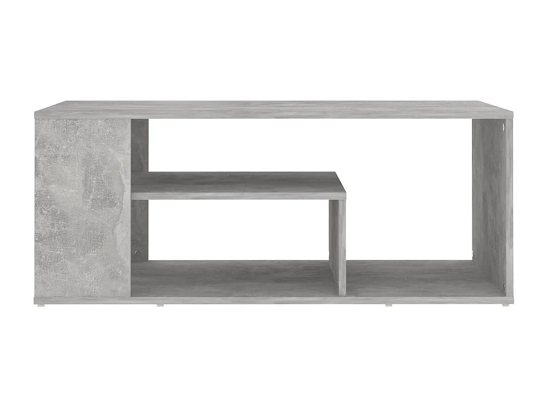 Salontafel 100x50x40 cm bewerkt hout betongrijs NL90512