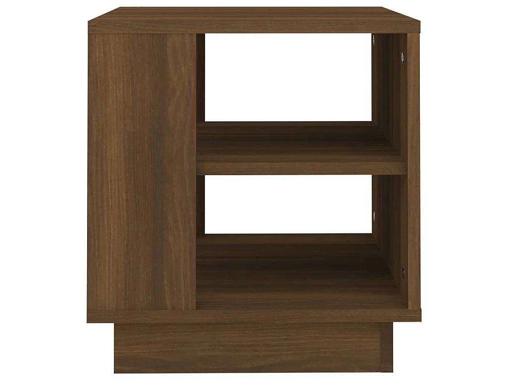 Table basse Chêne marron 40x40x43 cm Bois d'ingénierie OFR99265 BonneVie Meuble