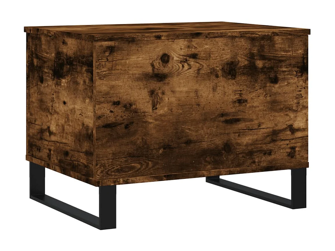 Mesa de centro madera contrachapada roble ahumado 60x44,5x45 cm ES497658