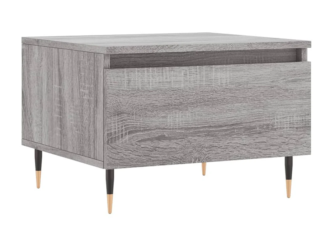 Tables basses 2 pcs sonoma gris 50x46x35 cm bois d'ingénierie OFR40296 BonneVie Meuble