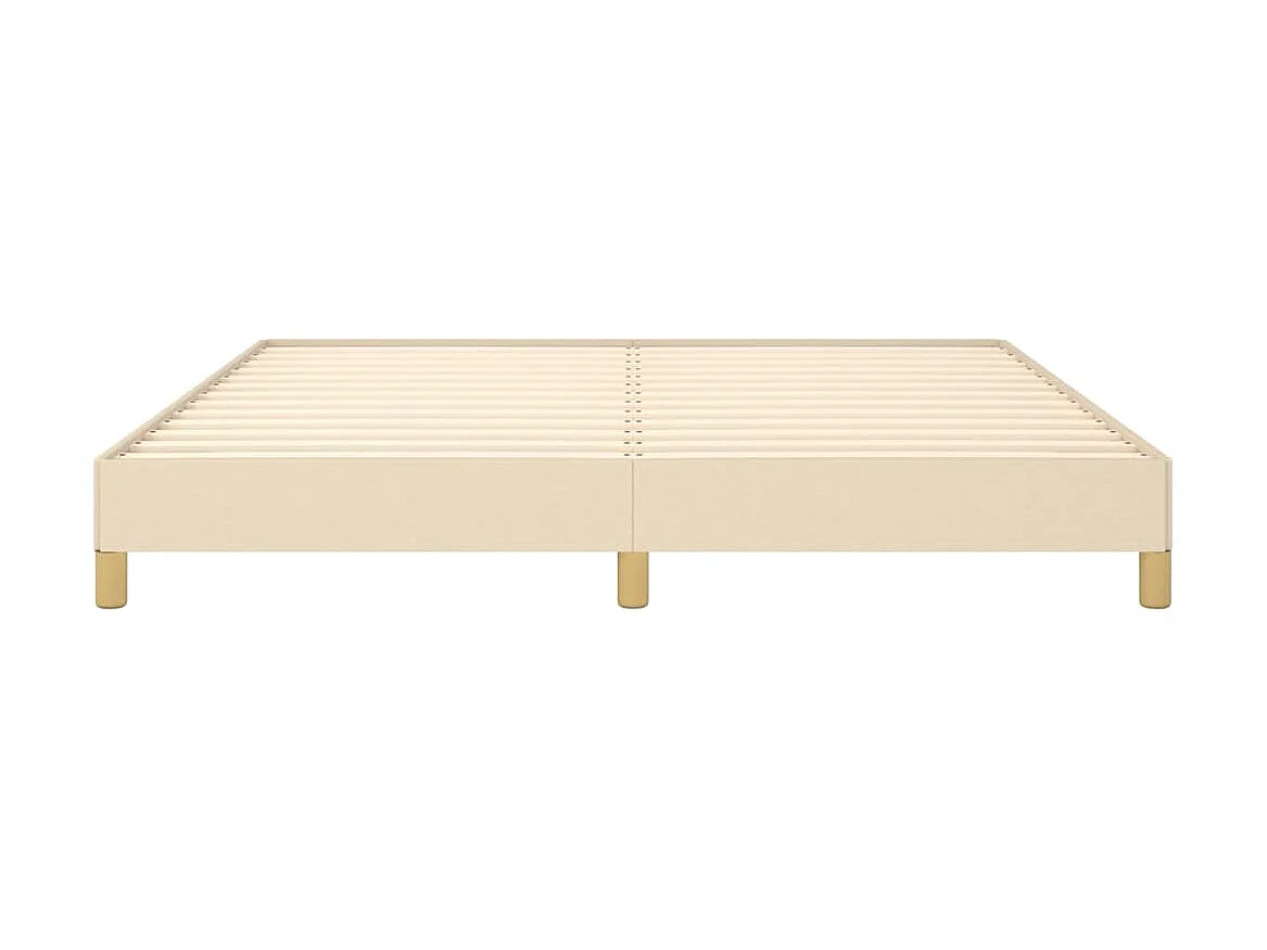 Lit-180x200 cm Crème Tissu EGGB36263