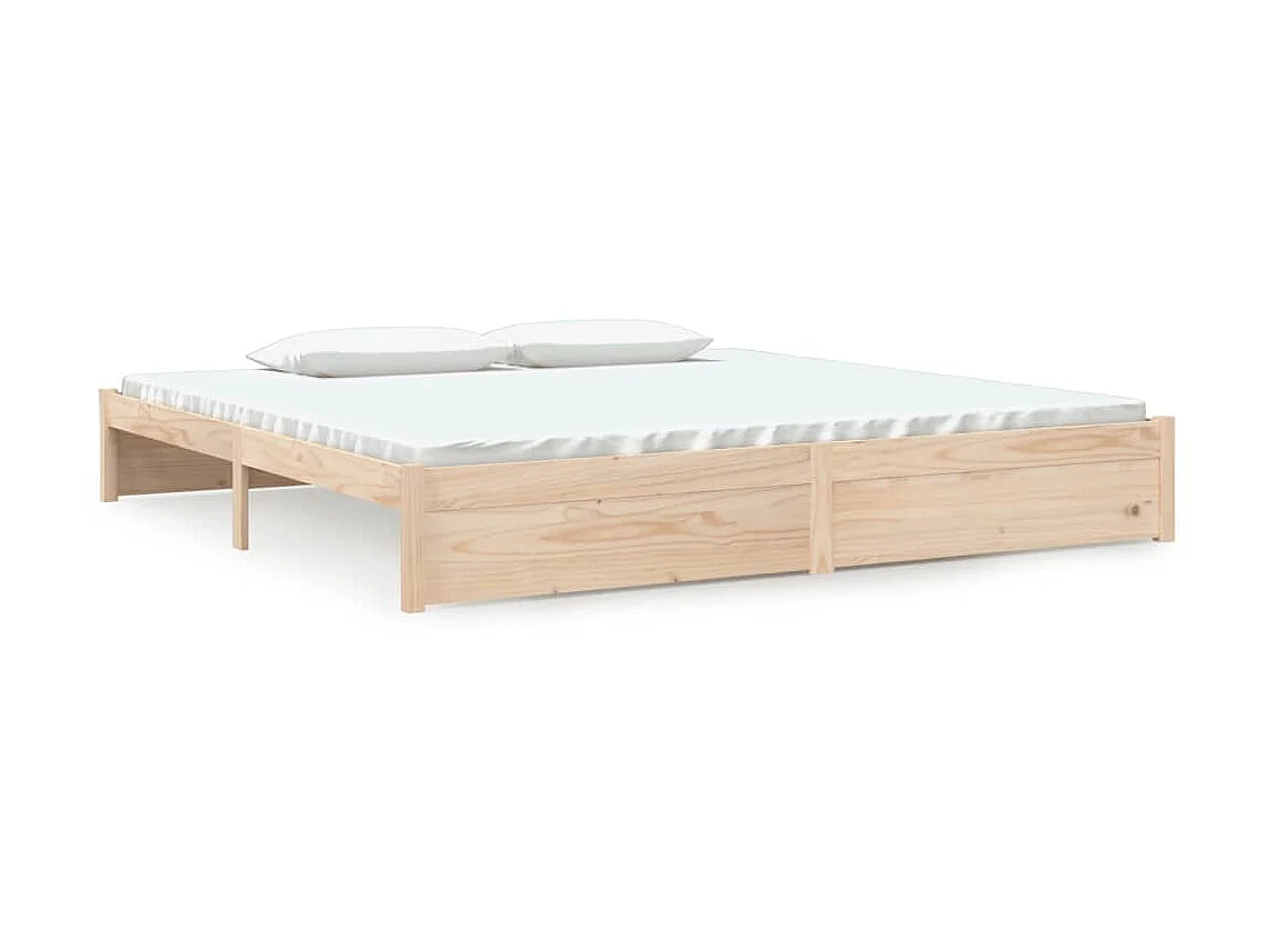Bedframe massief hout 200x200 cm NL48052