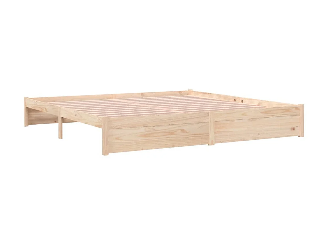 Bedframe massief hout 200x200 cm NL48052