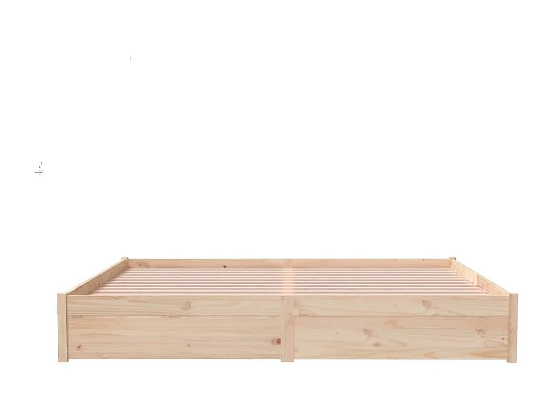 Bedframe massief hout 200x200 cm NL48052