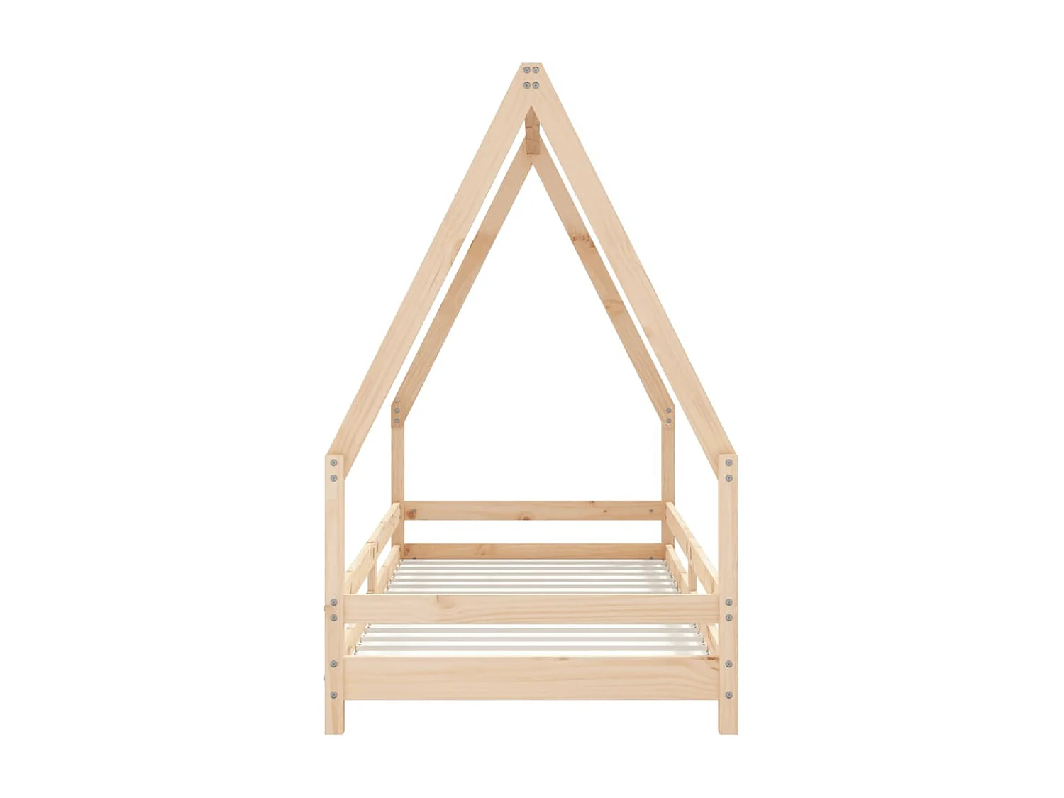 Lit-80x200 cm pour enfants bois de pin massif EGGB11491