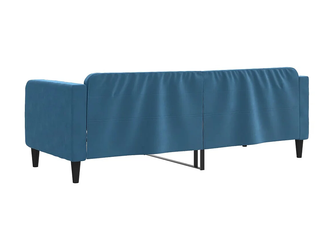 Sofá-cama 80x200 cm veludo azul PT579159