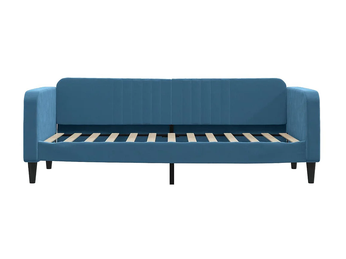 Sofá-cama 80x200 cm veludo azul PT579159