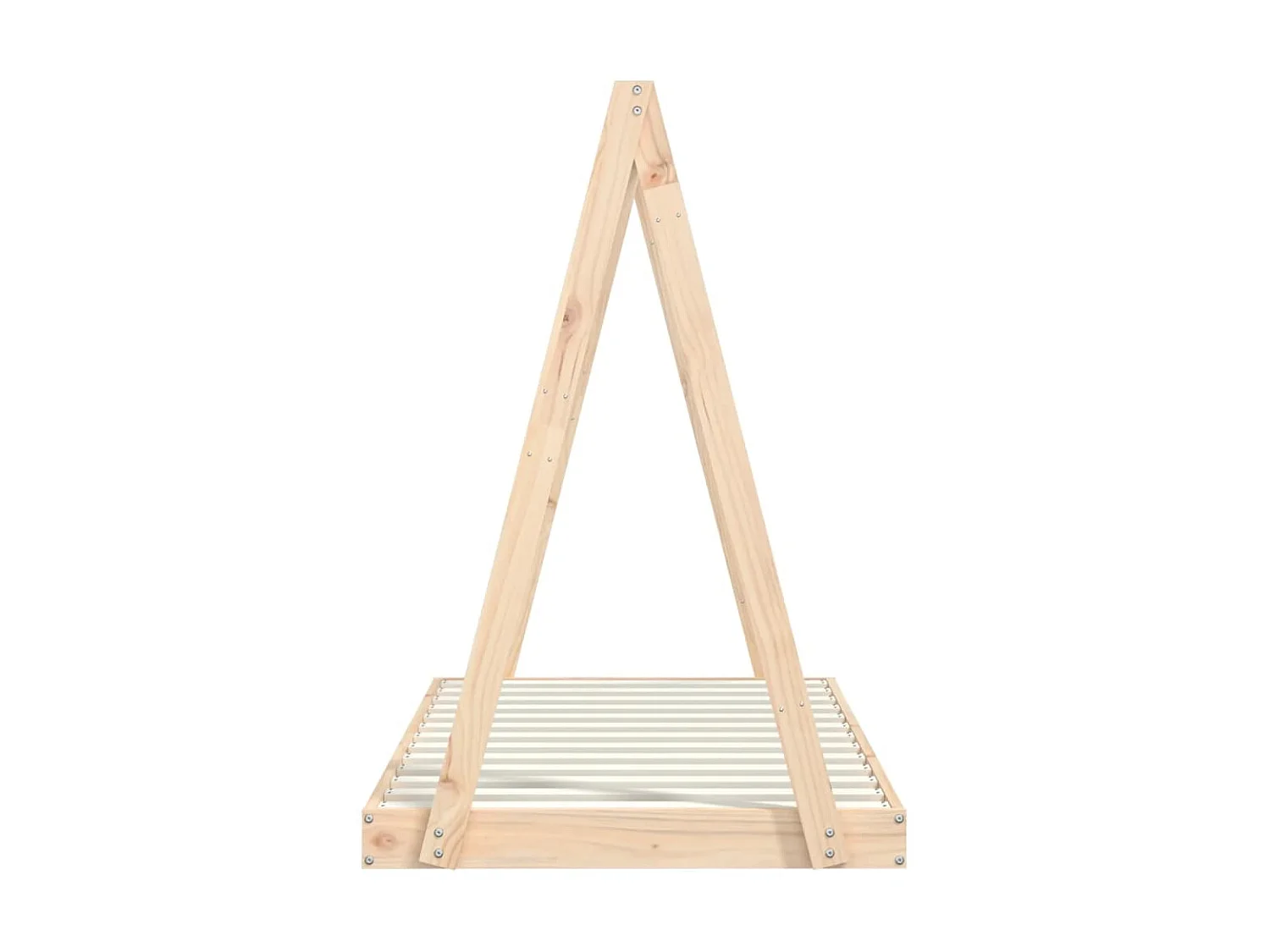 Cama 80x160 cm para niños madera maciza de pino ES14555