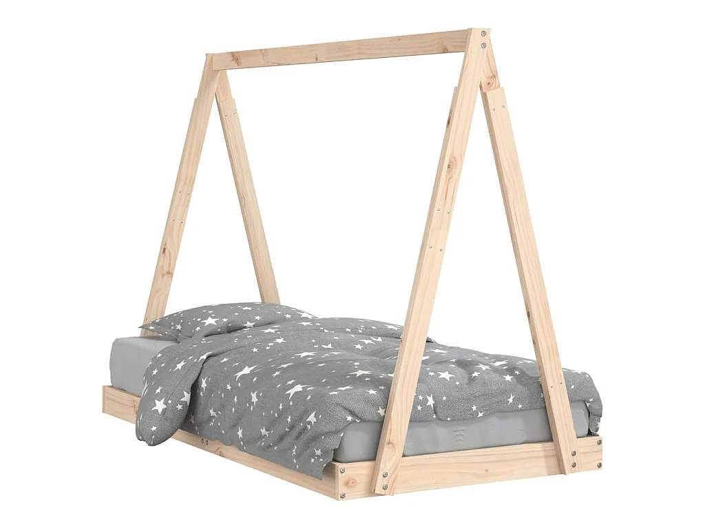 Cama infantil 80x160 cm pinho maciço PT419165