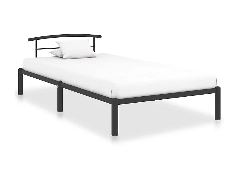 Bedframe metaal zwart 100x200 cm NL46018