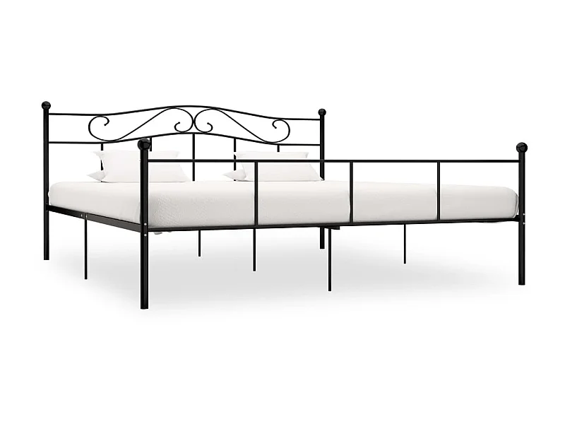 Bedframe metaal zwart 180x200 cm NL20475