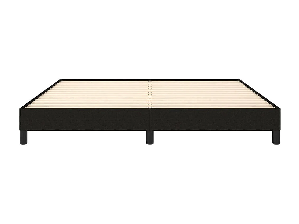 Bedframe stof zwart 160x200 cm NL74595