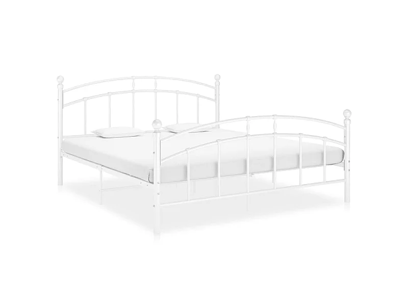 Bedframe metaal wit 140x200 cm NL60819
