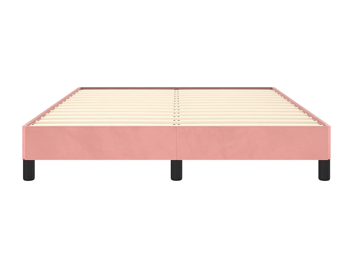 Lit-140x200 cm Rose Velours EGGB19815