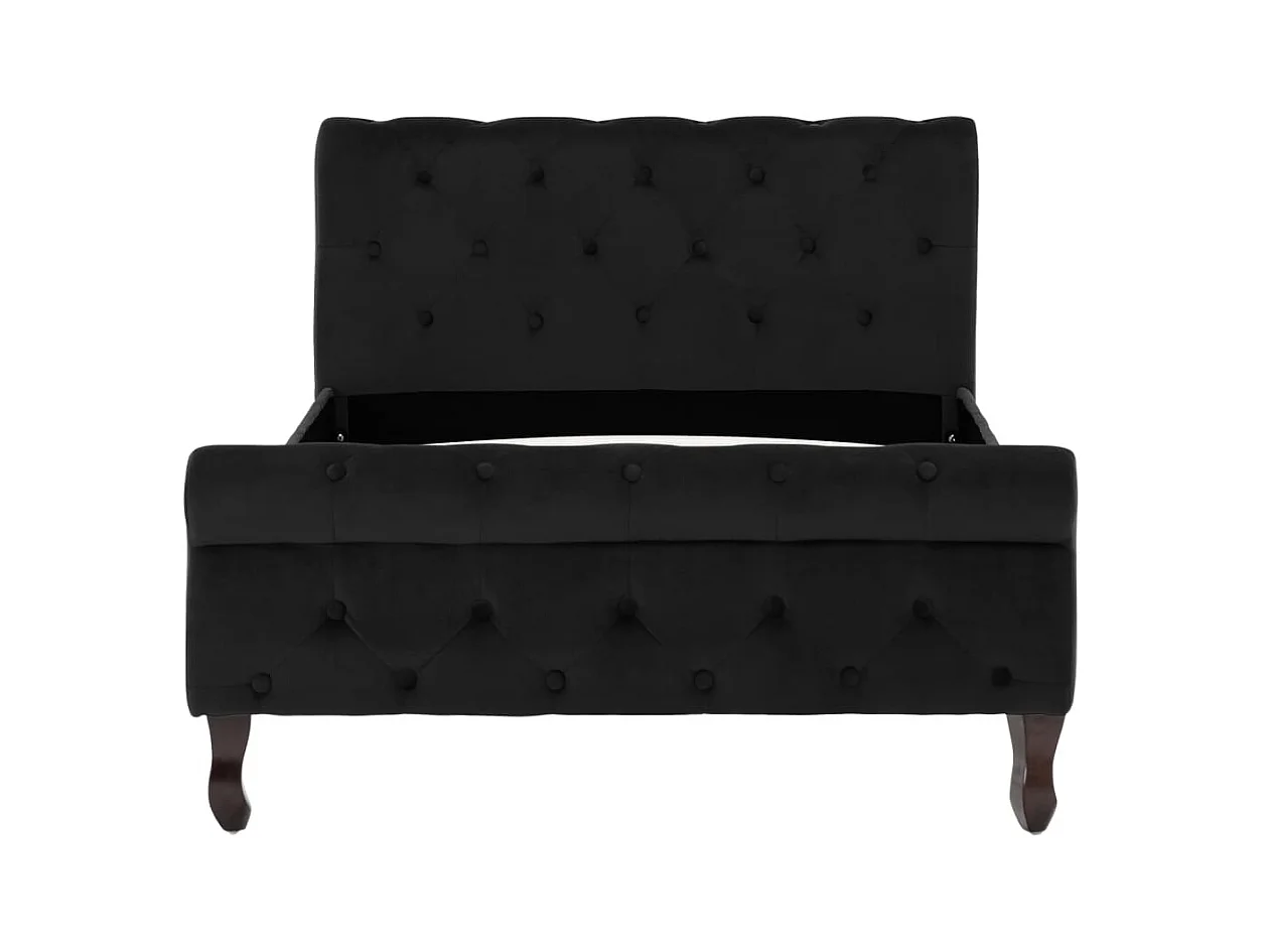Lit-100x200 cm Noir Velours EGGB79210
