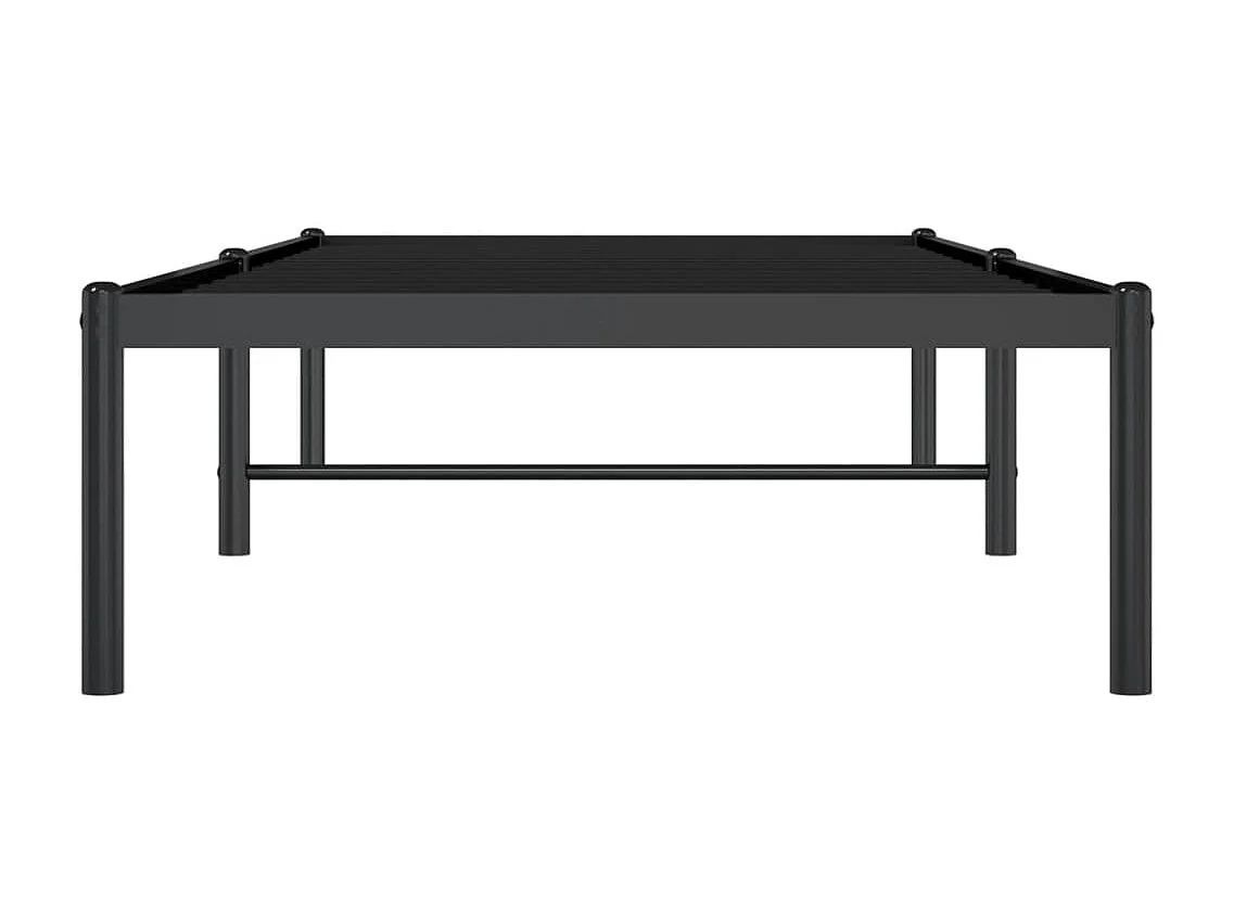 Lit-75x190 cm métal noir EGGB50334