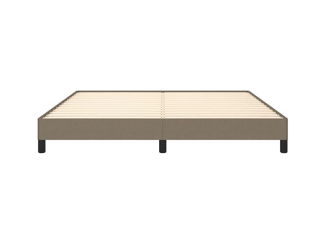Lit-180x200 cm Taupe Tissu EGGB85378