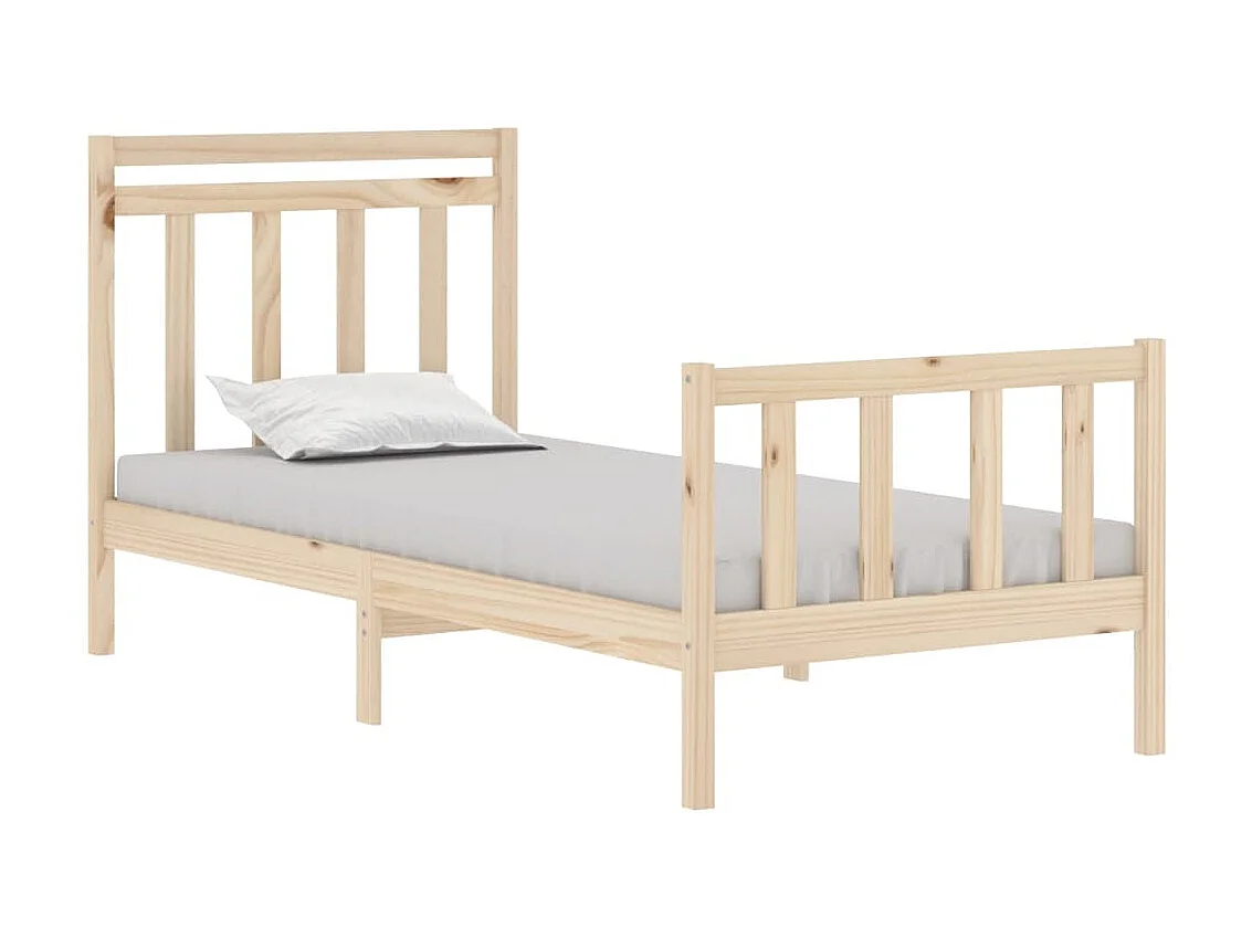 Lit-90x190 cm bois massif simple EGGB42382