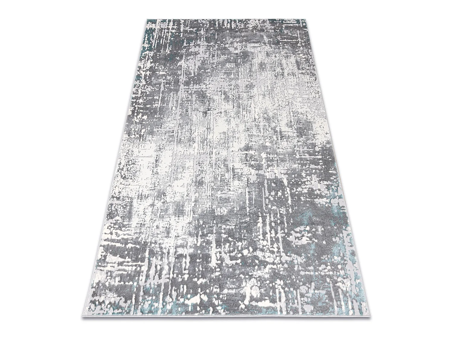 Tapijt CORE W9782 - structureel, twee lagen vlies, ivoor/grijs 80x150 cm