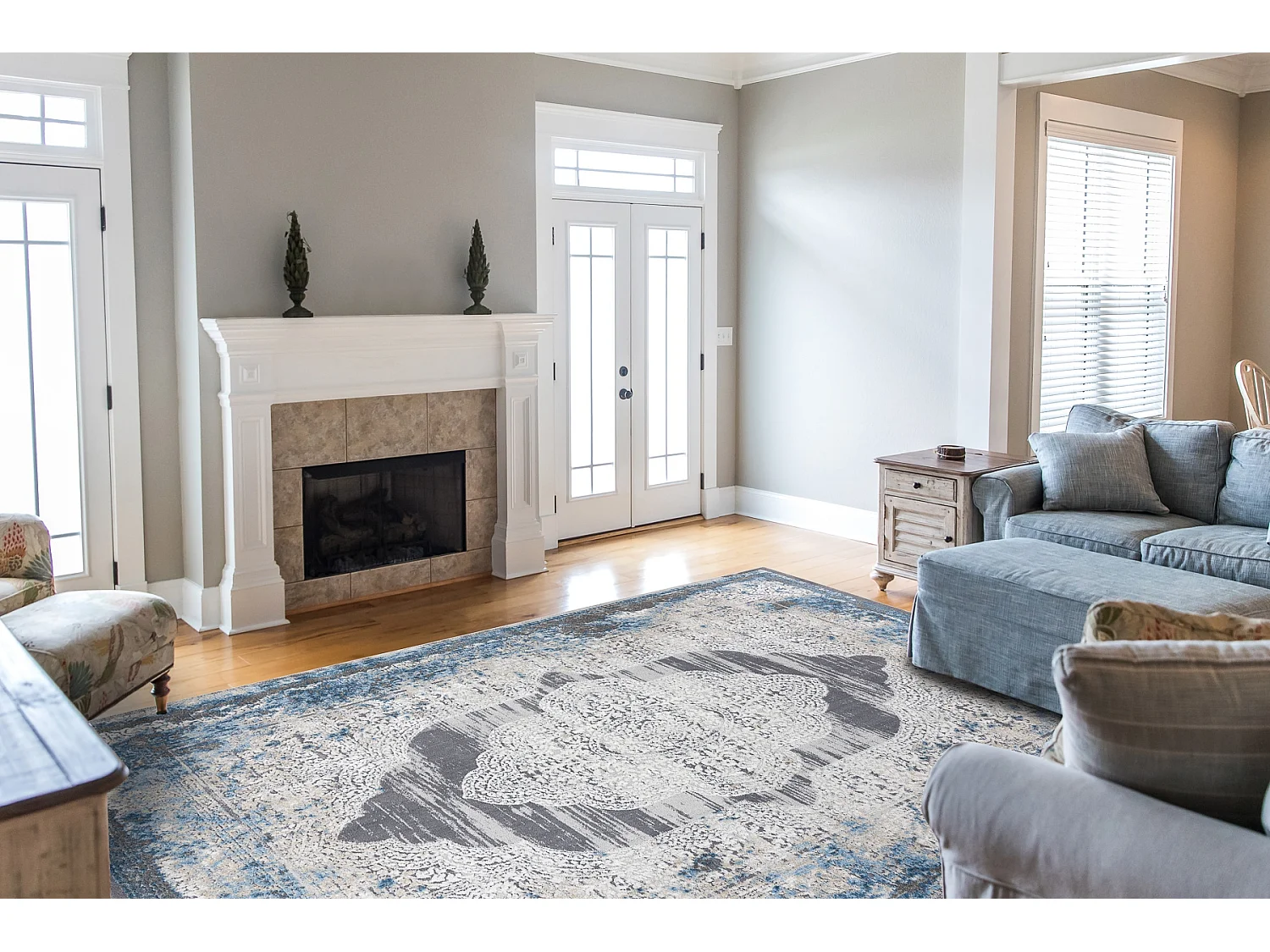 Tapis NOBLE moderne  9479 63 Ornement vintage - Structural deux niveau 200x290 cm