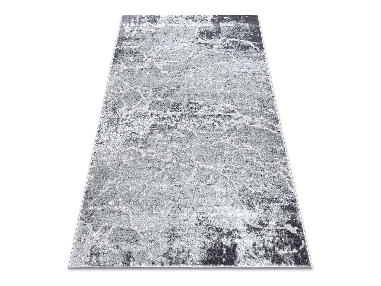 Tapis MEFE moderne  6182 Béton - Structural deux niveaux de molleton  80x150 cm