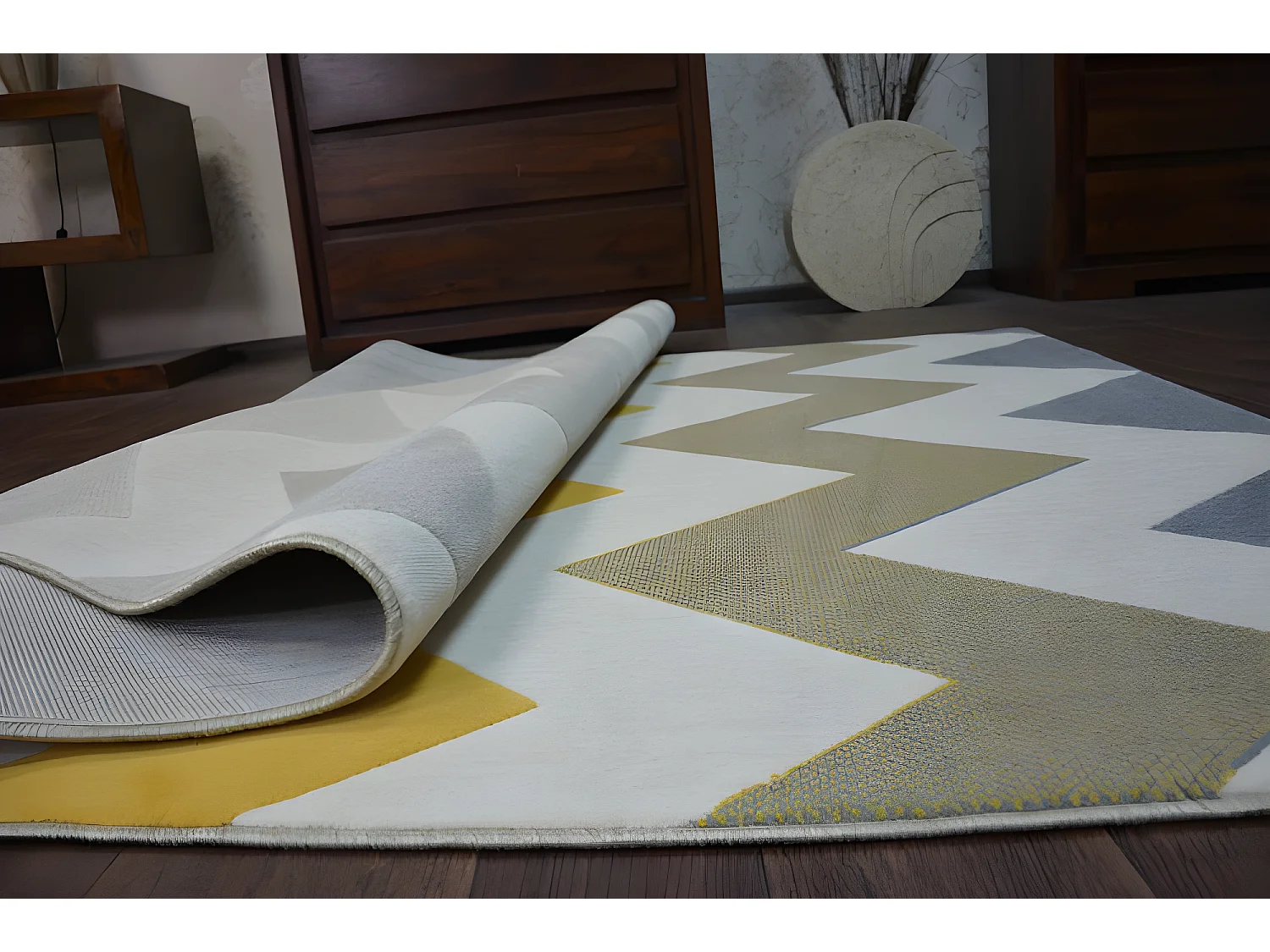 Tapijt SCANDI 18248/251 - ZIGZAG , 140x200 cm