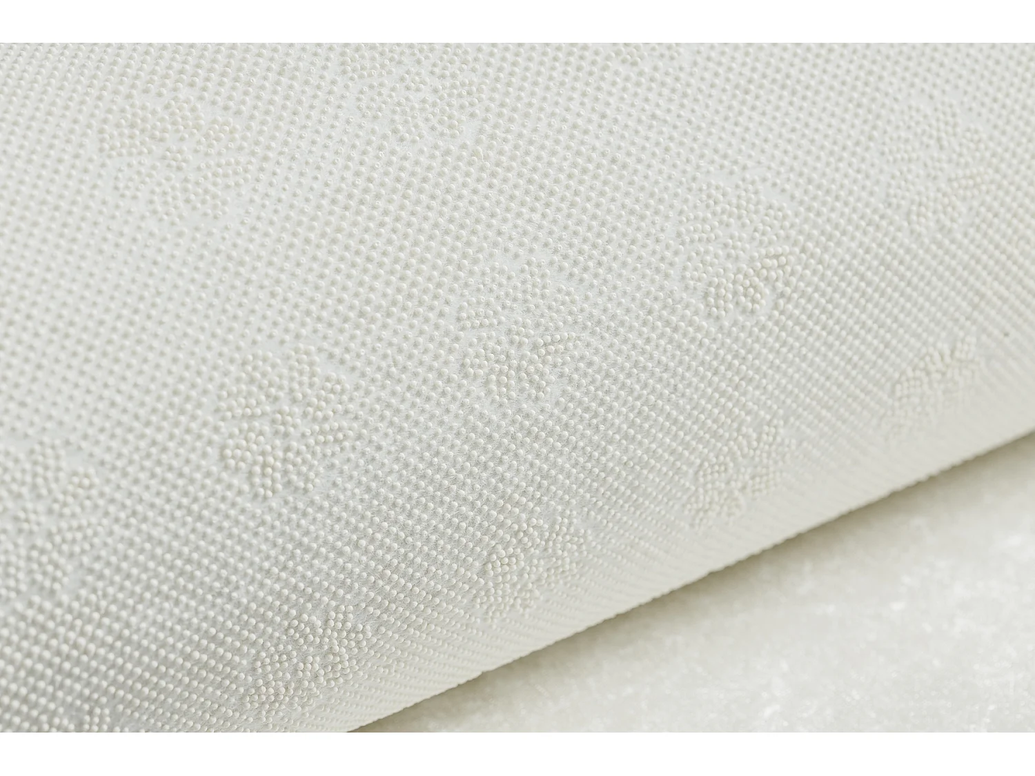 ANDRE 1088 tapijt wasbaar Abstractie kader antislip - wit / groente 80x150 cm