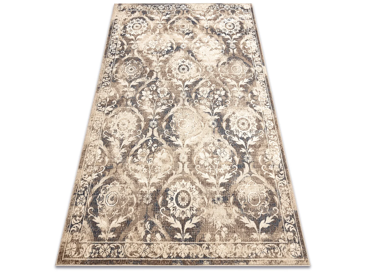 Tapijt NAIN Ornament vintage 7601/50977 beige / blauw 120x170 cm