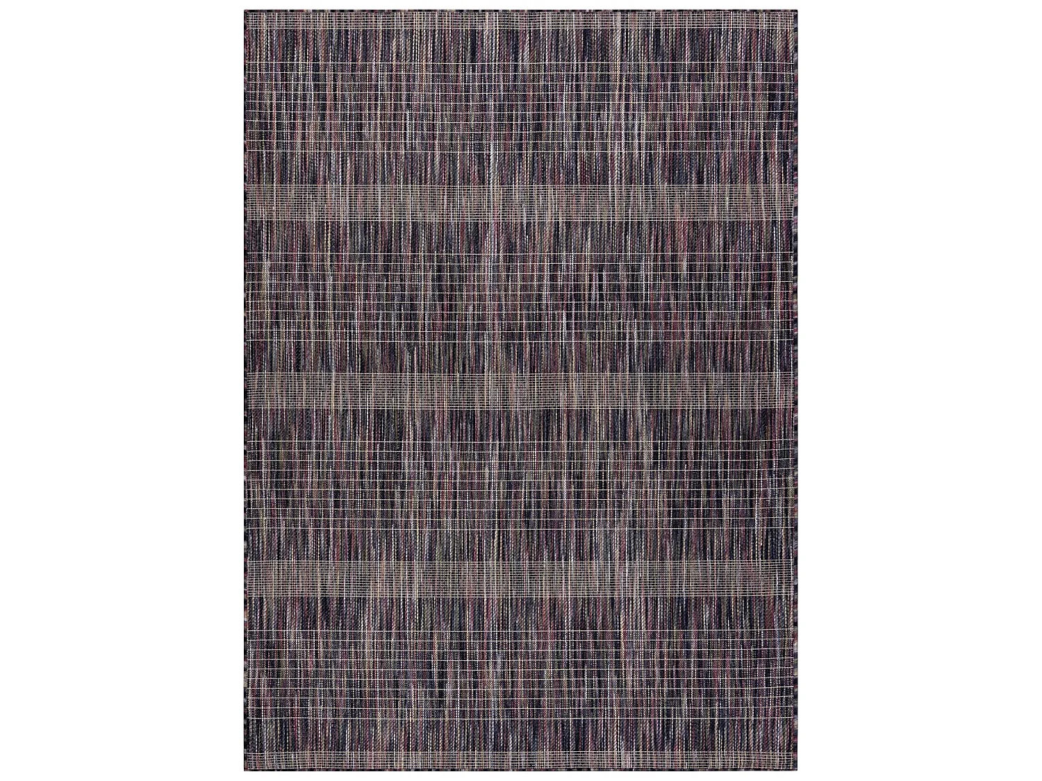 Moderno tappeto SIZAL FISY Strisce 20777A maro / violet 80x150 cm
