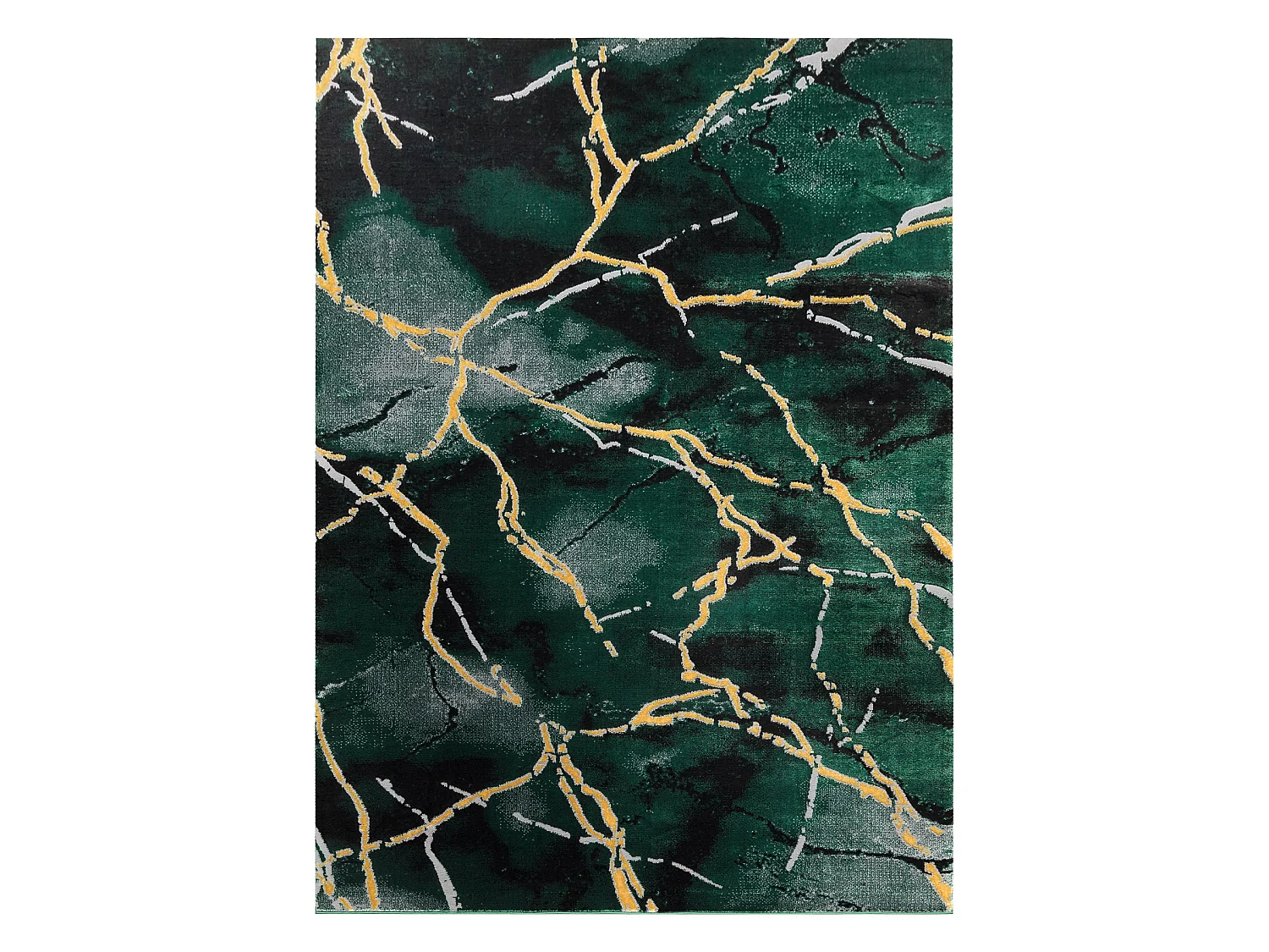 Dywan EMERALD ekskluzywny 1018 glamour, stylowy marmur butelkowa ziele 200x290 cm