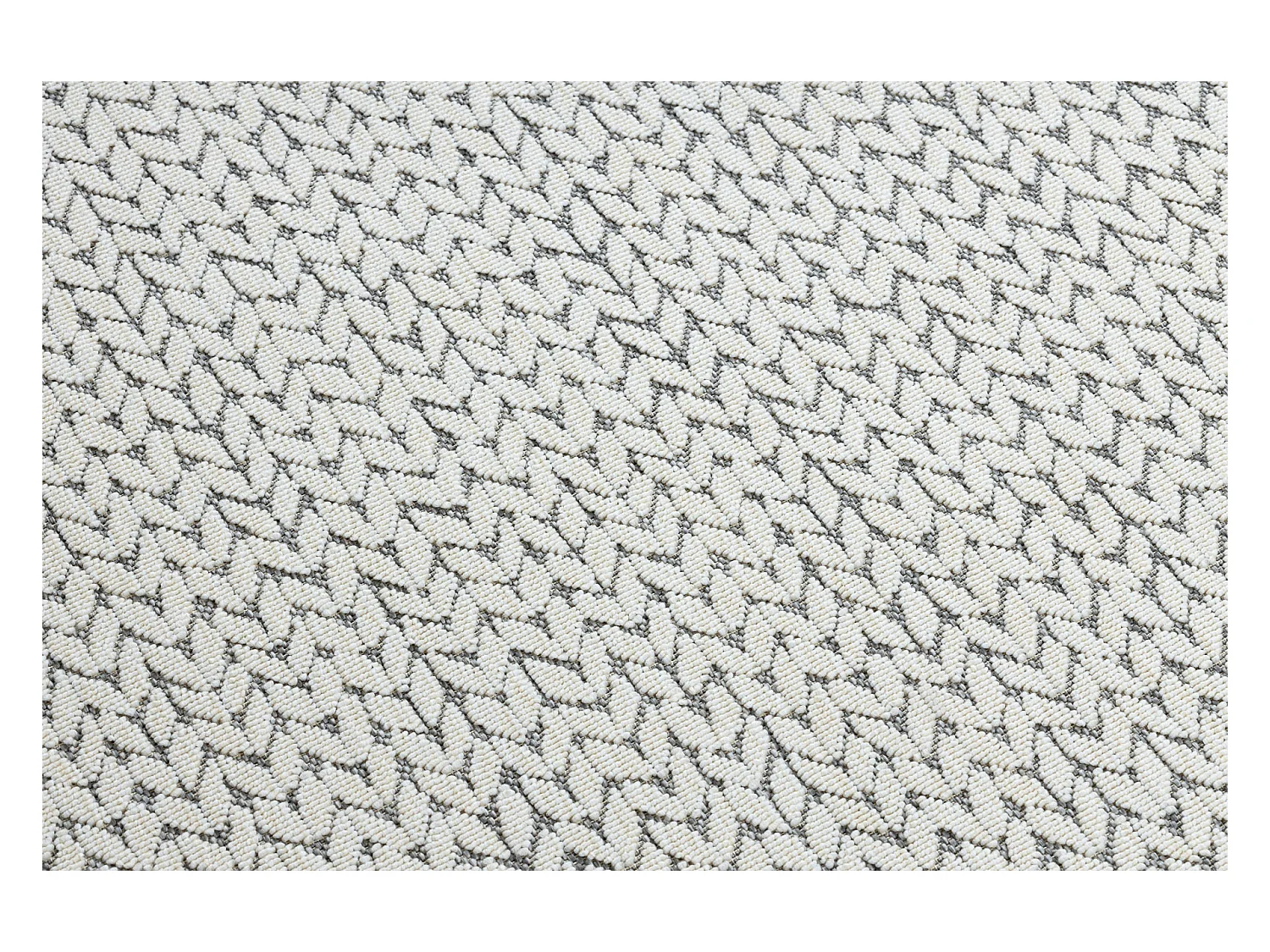 Tapijt SPRING 20467332 Zilverspar chevron Sisal , lus - crème 160x230 cm
