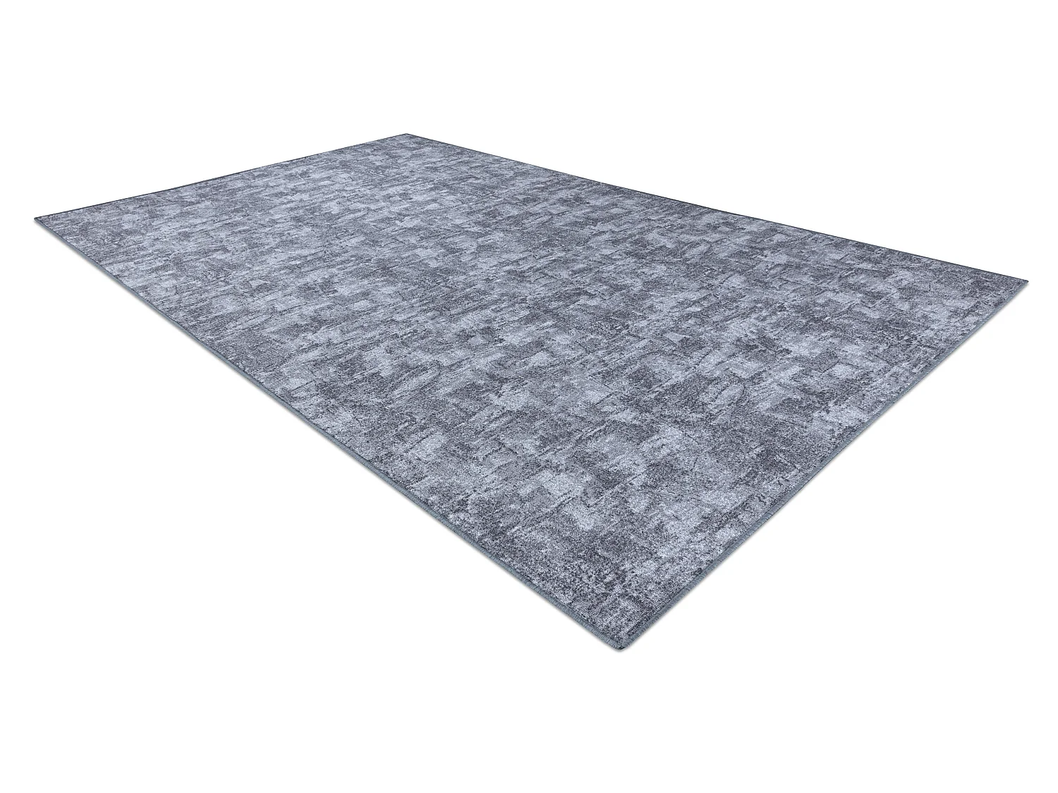 Teppich Teppichboden SOLID grau 90 BETON 200x200 cm