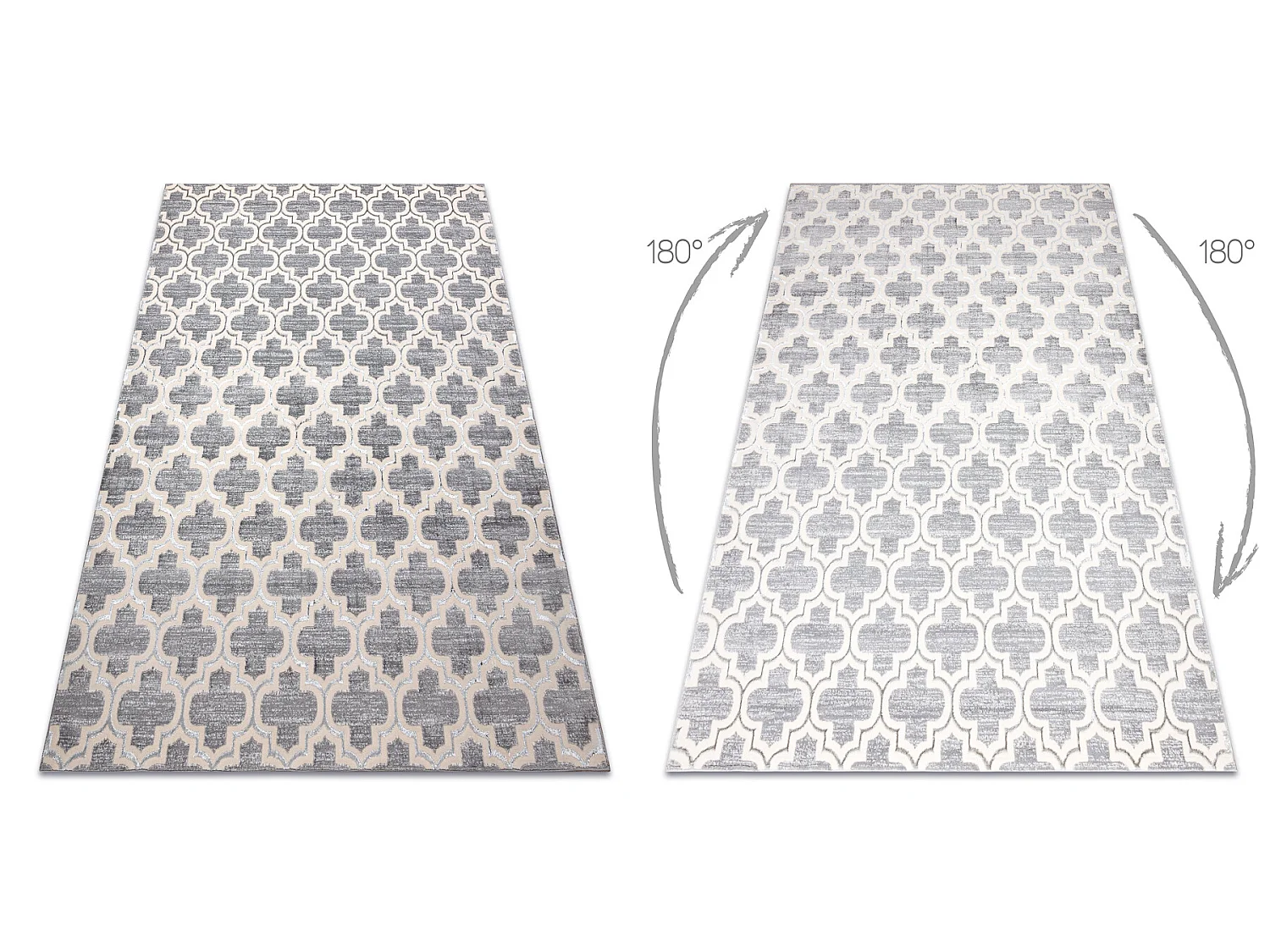 Tapijt CORE W6764 Marokkaanse klaver Trellis - structureel, twee lagen 200x290 cm